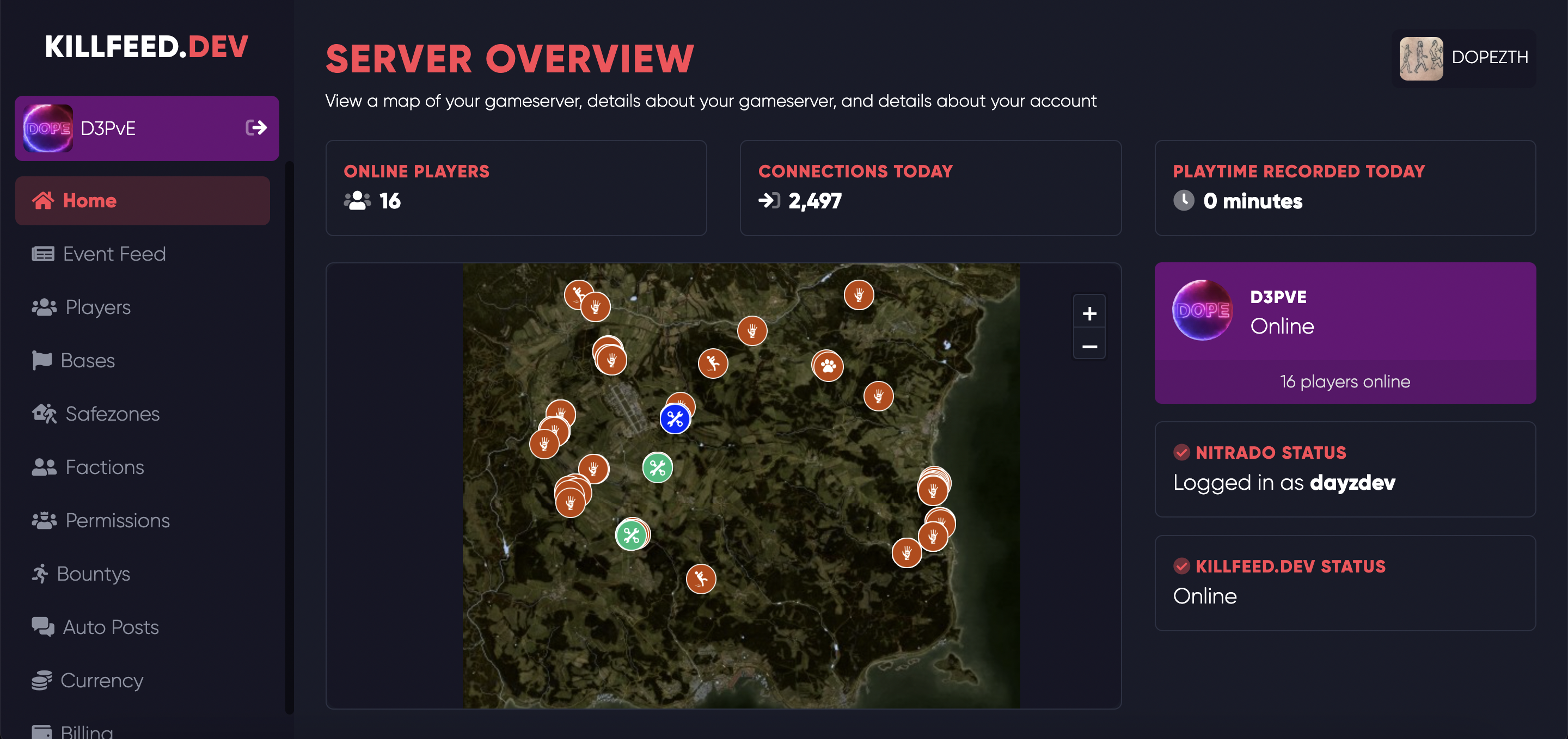 Dayz Stat Server